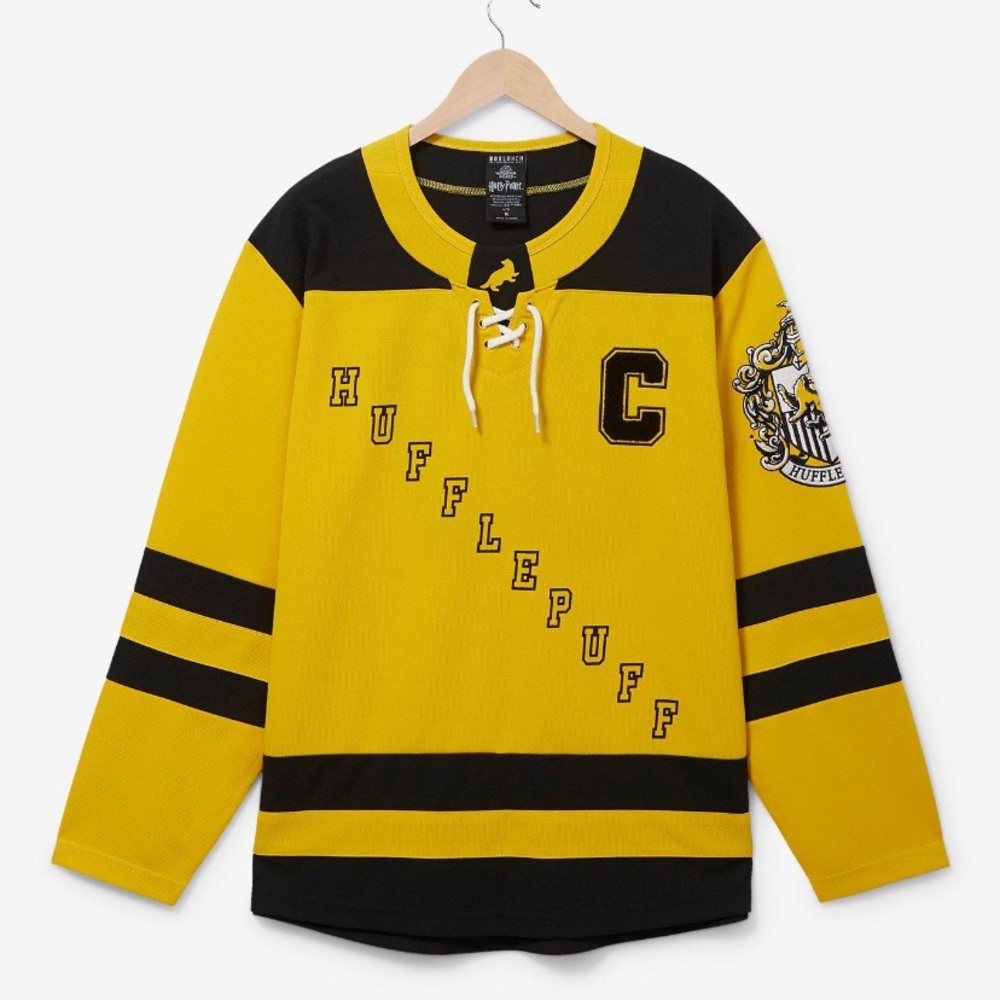 Unisex Harry Potter Hufflepuff Hockey Jersey - BoxLunch Exclusive